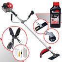 Ver imagem 1 de Roçadeira Cortador de Grama Anmax Cg520p-tb 52cc 2,2hp 10.000rpm 2t + Óleo Toyama 2 Tempos