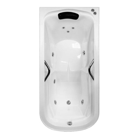 Banheira Retangular Excalibur Completa com Hidro em Acrílico - 127v