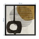 Ver imagem 3 de Quadro 50cm X 50cm Três Formas Abstratas Tropical Artes