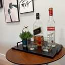 Ver imagem 3 de Bandeja decorativa De madeira Para Café Bar Bebidas Cozinha