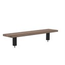 Ver imagem 1 de Prateleira Divisor Central 1400x203mm PCCP140 Marrom/Walnut/Preto
