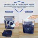 Ver imagem 4 de Top Mini Climatizador de Ar Umidificador Ventilador Refrigeração - Cor: Azul - Ótimo para Pequenos a