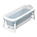 Ver imagem 4 de Banheira Ofurô Dobrável Portátil Adulto 220 Litros Azul 128 Cm Vg+