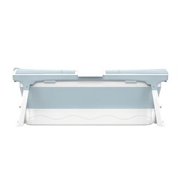 Banheira Ofurô Dobrável Portátil Adulto 220 Litros Azul 128 Cm Vg+ - 6