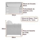 Ver imagem 3 de Conjunto Sofá 2 Lugares e Poltrona Loud Pu Caramelo | Linho Bege - Sallar Home