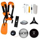 Ver mais imagens de Roçadeira Cg430-b Anmax 43cc 1,7hp C/ 4 Facas + Carretel + Escova de Aço + Óleo Stihl 2t