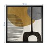Quadro 50cm X 50cm Quatro Formas Abstratas Tropical Artes - 3