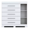 Comoda Rayane Prime C/sapateira 100% Mdf - Branco - 3