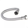 Mangueira Flexível 50cm 1/2 Polegada Aço Inox Engate Fêmea X Fêmea Cozinha Banheiro Torneira Pia San - 1