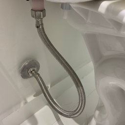 Mangueira Flexível 50cm 1/2 Polegada Aço Inox Engate Fêmea X Fêmea Cozinha Banheiro Torneira Pia San - 2