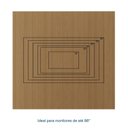 Ver mais imagens de Rack com Painel Liso TV até 86 Polegadas Planejado 240x230cm Aruá CabeCasa MadeiraOriginals Marrom Jatobá