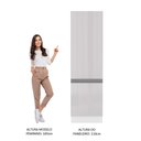 Ver imagem 5 de Paneleiro Madesa Acordes 100% MDF 60 cm 2 Portas Branco Brilho Cor:Branco