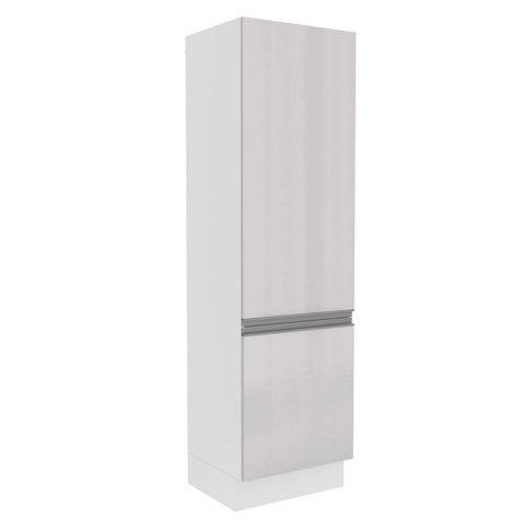Paneleiro Madesa Acordes 100% MDF 60 cm 2 Portas Branco Brilho Cor:Branco