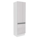 Ver imagem 1 de Paneleiro Madesa Acordes 100% MDF 60 cm 2 Portas Branco Brilho Cor:Branco