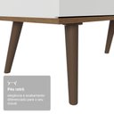 Ver mais imagens de Escrivaninha em L Mesa para Computador Gamer 3 Gavetas Branco/rustic Lisboa Madesa