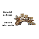 Ver imagem 4 de Enfeite Decorativo para Mesa Família Coruja no Tronco