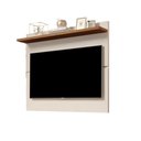 Ver imagem 1 de Painel para TV até 40" Sala Pequena Vivare 1.08 Giga Móveis:OffWhite/Freijó