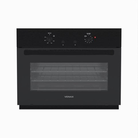 Forno de Embutir a Gas 90L Totale Nero GIIi Gas Glp 127V