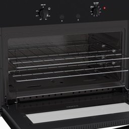 Forno de Embutir a Gas 90L Totale Nero GIIi Gas Glp 127V - 6