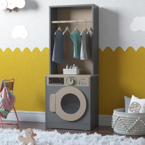 Lavanderia de Brinquedo Infantil Busan Cinza