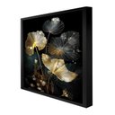 Ver imagem 6 de Quadro 50cm X 50cm Folhas Douradas Ii Tropical Artes