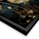 Ver imagem 5 de Quadro 50cm X 50cm Folhas Douradas Ii Tropical Artes
