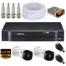 Kit 2 Câmeras Bullet FULL HD 1080p VHD 1010 + DVR 8 Canais Intelbras FULL HD + Acessórios - 1