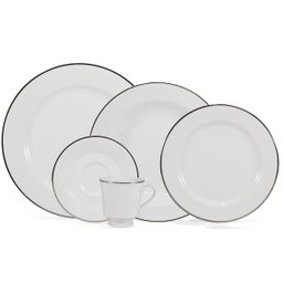 Aparelho de Jantar 30 Peças Itamaraty Prata Schmidt - 1