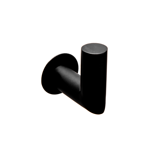Cabide Simples Inox Preto Fosco - Kromus Me0201b