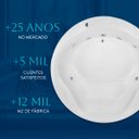 Ver imagem 5 de Banheira Redonda Taurus Dupla com Hidro em Acrílico