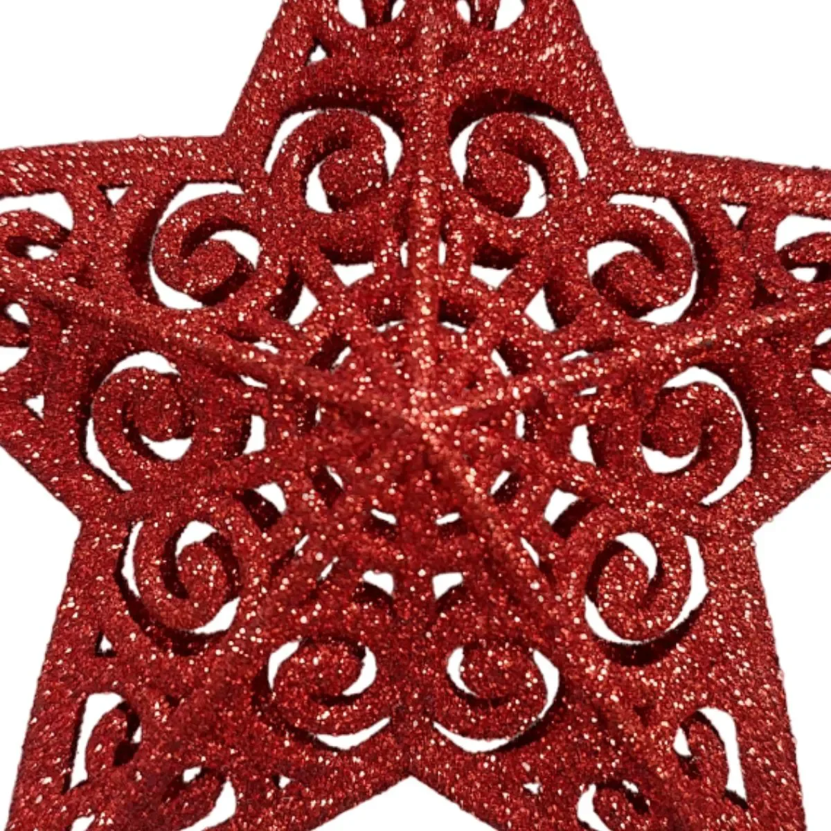 Ver imagem 4 de Kit Enfeite Estrela Natalina Sortida 11cm Nat7032 - Vermelho