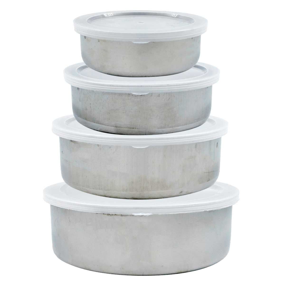 Conjunto de 4 Tígleas de Inox Clink Tamanho Diferentes - 2