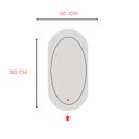 Ver imagem 3 de Espelho Camarim Ravina 180x60 Cm