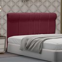 Ver imagem 2 de Cabeceira Madri 160 cm Suede Vermelho Vinho