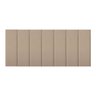 Cabeceira Painel Modular Paris Tecido Veludo King 200 Cm:cinza - 4