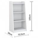 Ver imagem 3 de Estante para Brinquedos Infantil 4 Prateleiras Movelbras Branco