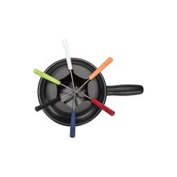 Conjunto para Fondue Brinox Fondue & Petiscos 10 Peças Aço Inox Preto - 6