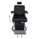 Ver imagem 1 de Cadeira Hidráulica Reclinável Barbeiro Salão Pelegrin PEL-6133 Preto