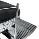 Ver imagem 6 de Cadeira Hidráulica Reclinável Barbeiro Salão Pelegrin PEL-6133 Preto