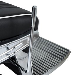 Cadeira Hidráulica Reclinável Barbeiro Salão Pelegrin PEL-6133 Preto - 6