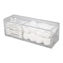 Ver mais imagens de PORTA COTONETE E ALGODÃO ORGANIZADOR ACRÍLICO 4MM COM TAMPA ORG-CA CENTAURI ACRÍLICOS Centauri Acríl