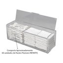 Ver imagem 5 de PORTA COTONETE E ALGODÃO ORGANIZADOR ACRÍLICO 4MM COM TAMPA ORG-CA CENTAURI ACRÍLICOS Centauri Acríl