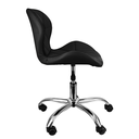 Ver imagem 4 de Kit 4 Cadeiras Slim Office Estofada Base Giratória Cromado