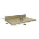 Ver imagem 2 de Tampo de Cozinha Modulado Cz-3327 80cm Carvalho - Tecno Mobili