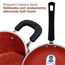 Jogo de Panelas Antiaderente Cerâmica de Indução 8 Peças Brinox Select Premium 4798/502 - 3