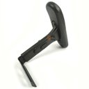 Ver imagem 6 de Par Braço Regulaveis 7 Posições Ergonômico em Aço Preto