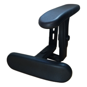 PAR BRAÇO REGULAVEIS 7 POSIÇÕES ERGONÔMICO EM AÇO PRETO