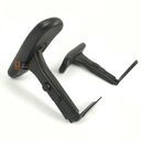 Ver imagem 2 de Par Braço Regulaveis 7 Posições Ergonômico em Aço Preto