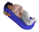 Ver imagem 1 de Travesseiro Gigante Multiuso Unissex Formato C Happy Line - Azul