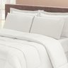 Kit com 6 Peças Edredom Soft Casa Dona Casal Branco - 3